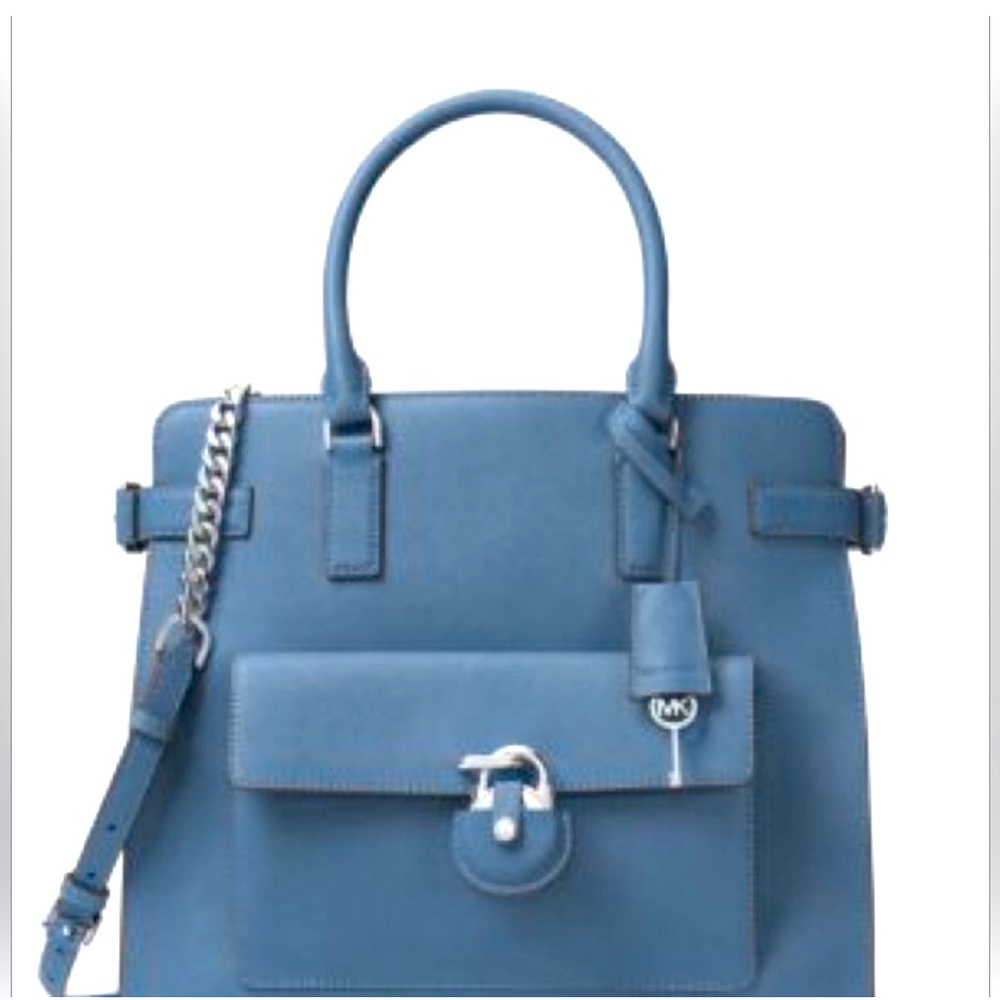 Michael Kors Emma Saffiano satchel large tote bag